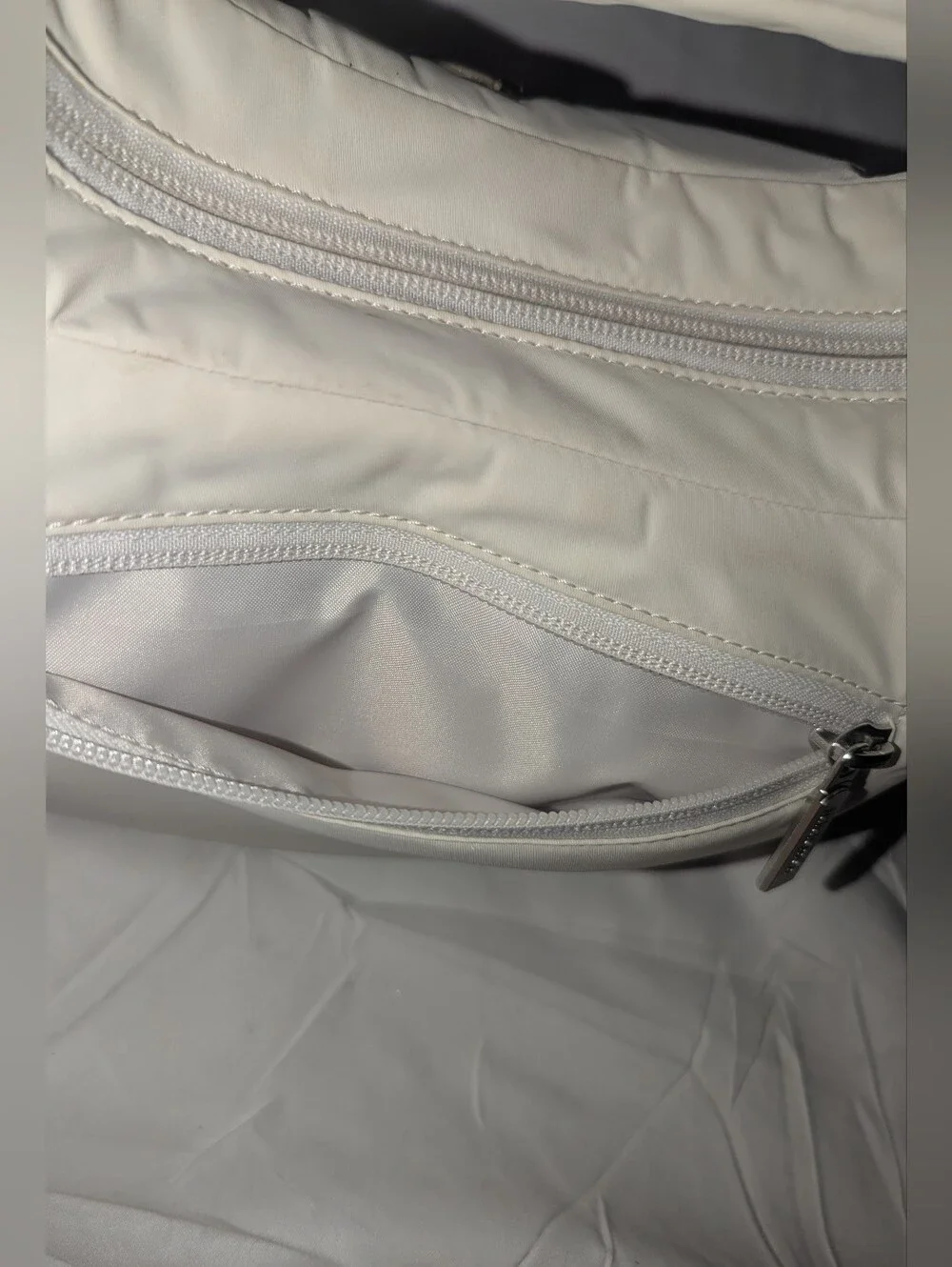 lululemon athletica Cream Crescent Shoulder Bag